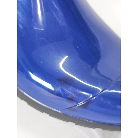 UGG Women's Navy Blue Rubber Sienna Gloss Rain Boot Size 9 2134 - Picture 7 of 15